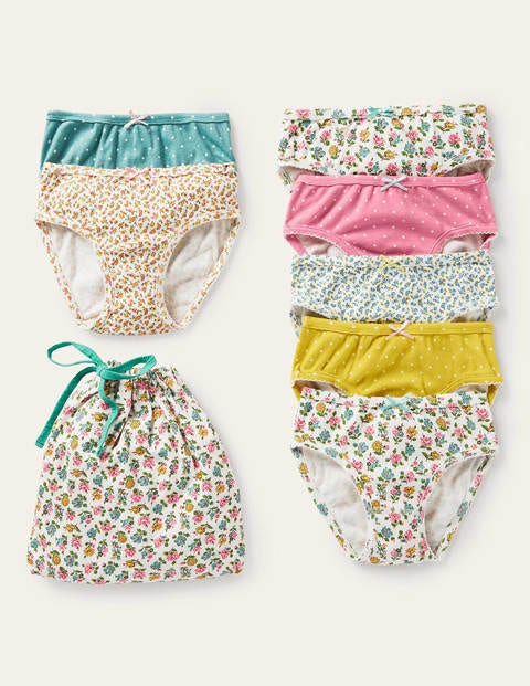 Underwear 7 Pack - Patchwork Floral Underwear 7 Pack - Patchwork Floral