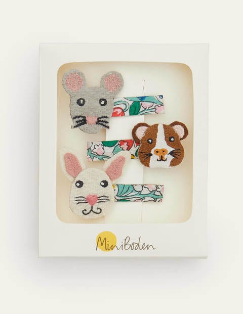 Hair Clips 3 Pack - Multi Animals Hair Clips 3 Pack - Multi Animals