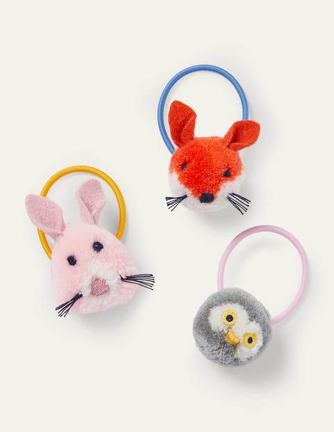 3 élastiques à pompon - Multi 3 élastiques à pompon - Multi