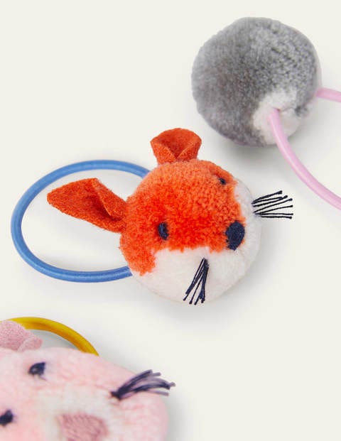 3 élastiques à pompon - Multi 3 élastiques à pompon - Multi