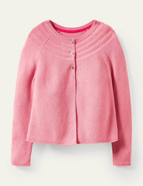 Cotton Cashmere Mix Cardigan - Formica Pink Cotton Cashmere Mix Cardigan - Formica Pink