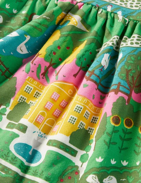 Jersey Sweatshirt Dress - Multi Country House Jersey Sweatshirt Dress - Multi Country House