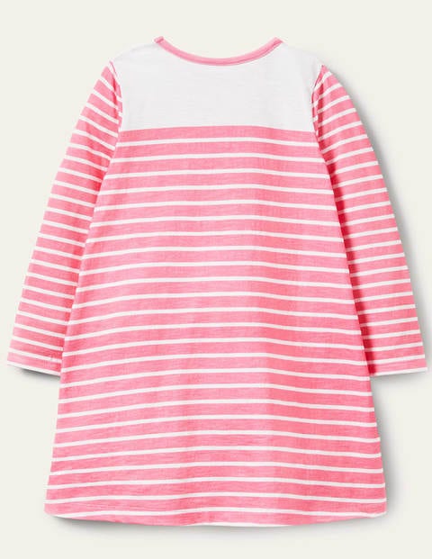 Fun Pocket Jersey Dress - Pink Lemonade Gold Spot Fun Pocket Jersey Dress - Pink Lemonade Gold Spot