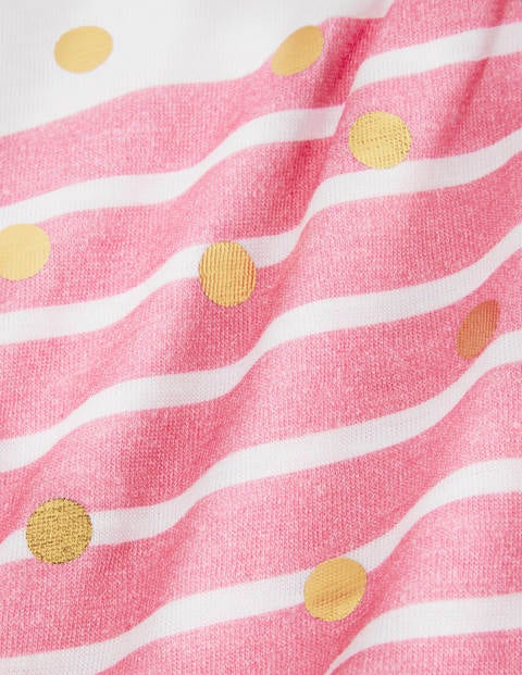 Fun Pocket Jersey Dress - Pink Lemonade Gold Spot Fun Pocket Jersey Dress - Pink Lemonade Gold Spot