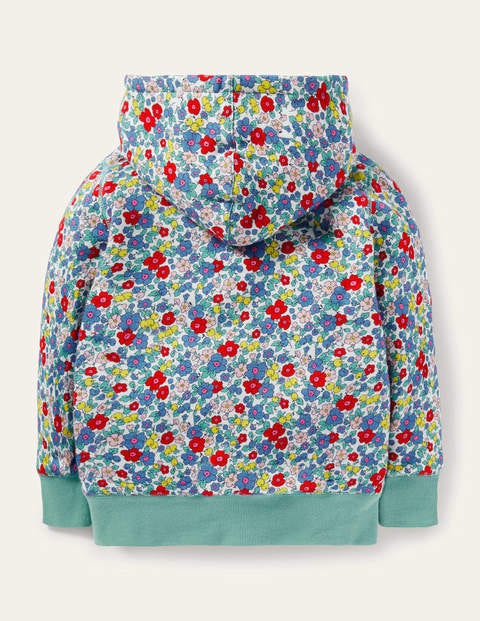Hoodie mit kuscheligem Futter - Bunt, Apfelblüten Hoodie mit kuscheligem Futter - Bunt, Apfelblüten