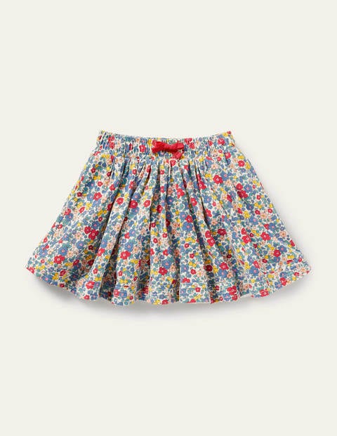 Woven Twirly Skirt - Multi Apple Blossom Floral Woven Twirly Skirt - Multi Apple Blossom Floral