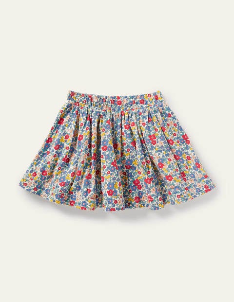 Woven Twirly Skirt - Multi Apple Blossom Floral Woven Twirly Skirt - Multi Apple Blossom Floral