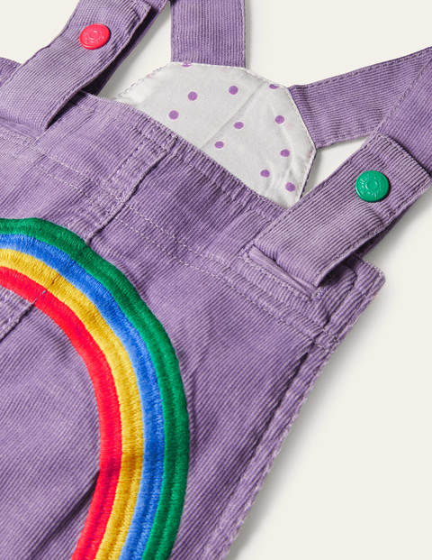 Woven Pinafore Dress - Aster Purple Rainbow Woven Pinafore Dress - Aster Purple Rainbow