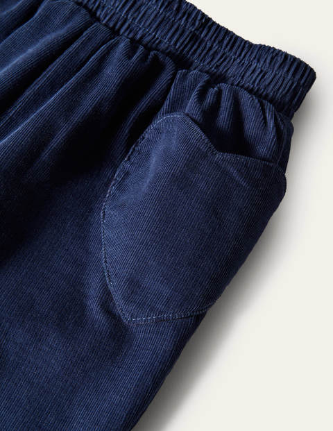 Lined Pull-on Cord Pants - College Navy Lined Pull-on Cord Pants - College Navy