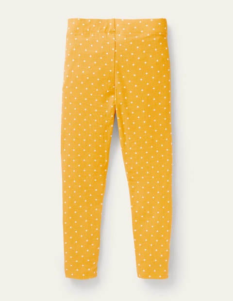 Fun Leggings - Honeycomb Yellow Pin Spot Fun Leggings - Honeycomb Yellow Pin Spot