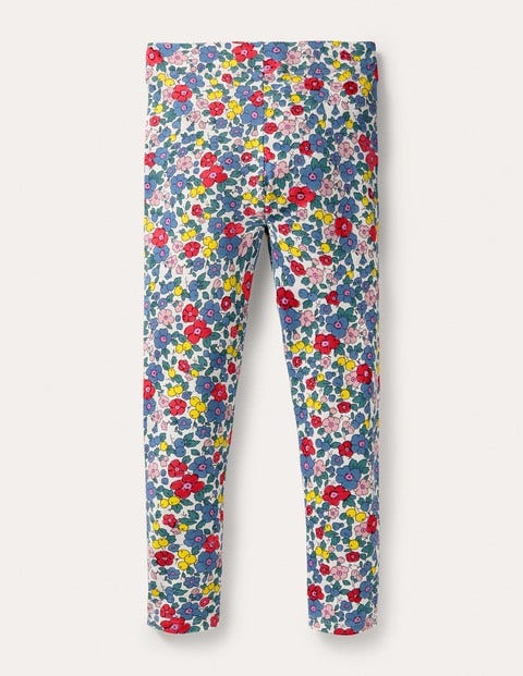 Fun Leggings - Multi Apple Blossom Floral Fun Leggings - Multi Apple Blossom Floral