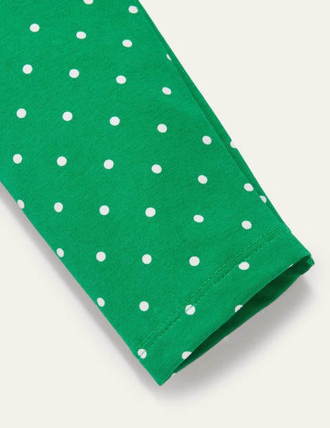 Fun Leggings - Highland Green Pin Spot Fun Leggings - Highland Green Pin Spot