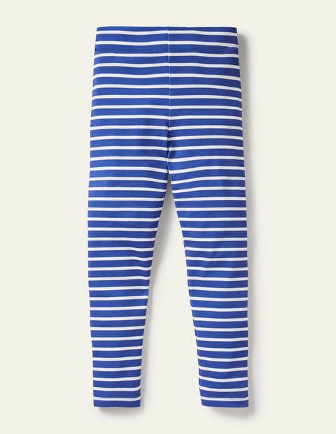 Fröhliche Leggings - Elisabethanisches Blau/Naturweiß Fröhliche Leggings - Elisabethanisches Blau/Naturweiß
