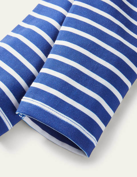 Fröhliche Leggings - Elisabethanisches Blau/Naturweiß Fröhliche Leggings - Elisabethanisches Blau/Naturweiß