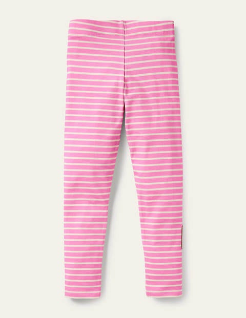 Fun Appliqué Leggings - Bright Petal Pink/Ivory Horses Fun Appliqué Leggings - Bright Petal Pink/Ivory Horses