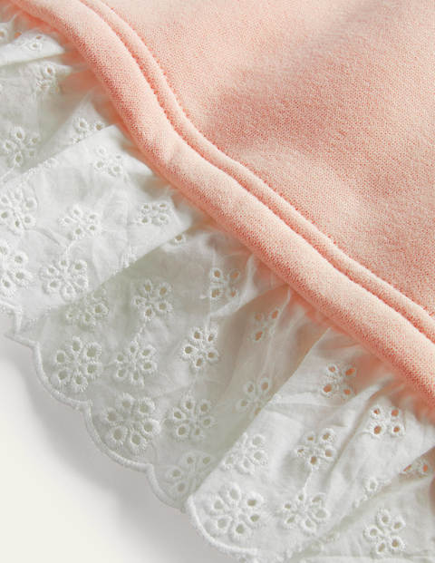 Broderie Trim Sweatshirt - Provence Dusty Pink Broderie Trim Sweatshirt - Provence Dusty Pink