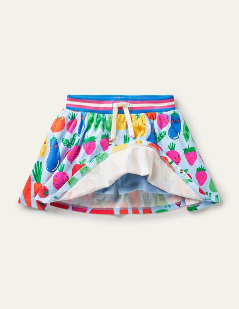 Jersey Skort - Winter Blue Garden Gang Jersey Skort - Winter Blue Garden Gang