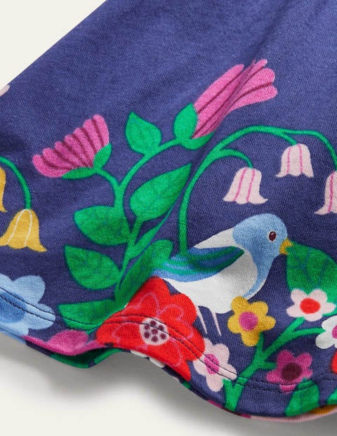Jersey Skort - Multi Garden Birds Jersey Skort - Multi Garden Birds