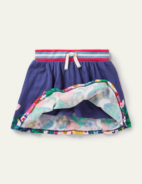 Jersey Skort - Multi Garden Birds Jersey Skort - Multi Garden Birds