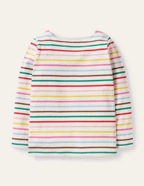 Alltagstaugliches Bretonshirt - Mini Me, Regenbogen Alltagstaugliches Bretonshirt - Mini Me, Regenbogen