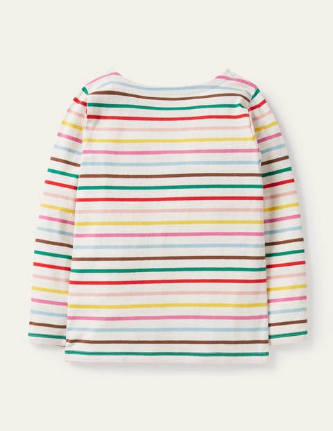Alltagstaugliches Bretonshirt - Mini Me, Regenbogen Alltagstaugliches Bretonshirt - Mini Me, Regenbogen
