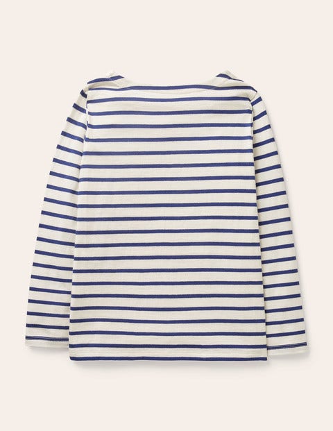 Everyday Breton - Ivory/Navy Rainbow Wave Everyday Breton - Ivory/Navy Rainbow Wave