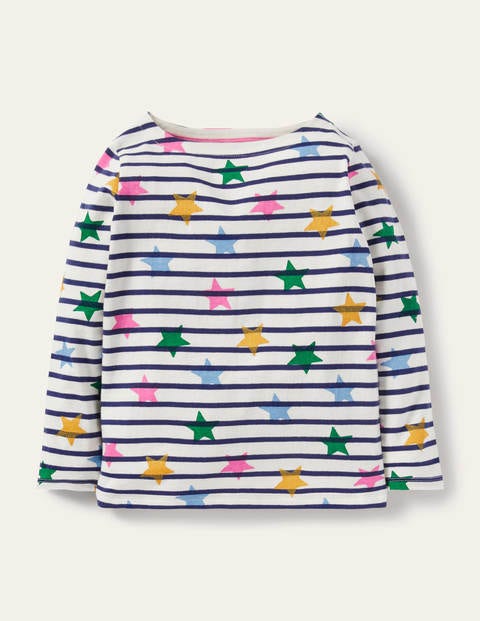 Everyday Breton - Ivory/Navy Multi Stars Everyday Breton - Ivory/Navy Multi Stars