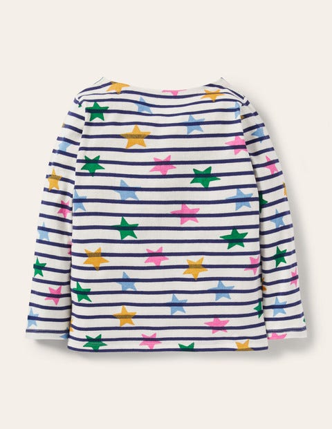 Everyday Breton - Ivory/Navy Multi Stars Everyday Breton - Ivory/Navy Multi Stars