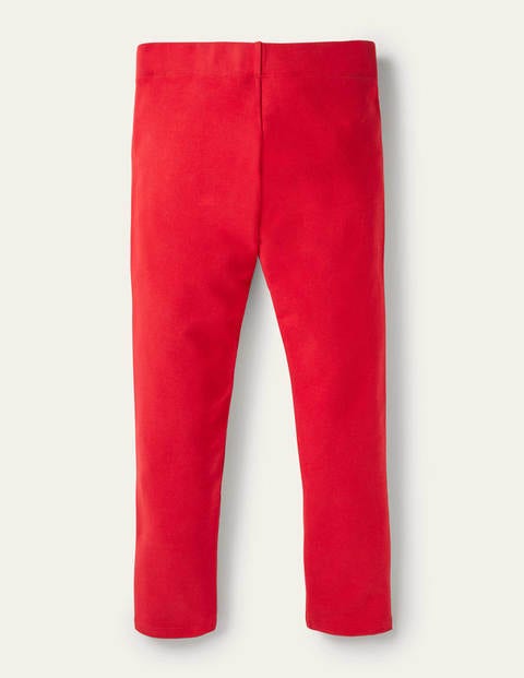 Plain Cosy Leggings - Rockabilly Red Plain Cosy Leggings - Rockabilly Red