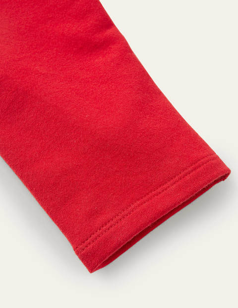 Plain Cosy Leggings - Rockabilly Red Plain Cosy Leggings - Rockabilly Red