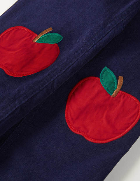 Cord Patch Trousers - Starboard Blue Apples Cord Patch Trousers - Starboard Blue Apples