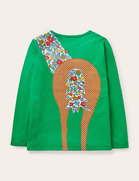 Front & Back T-shirt - Green Pepper Horse Front & Back T-shirt - Green Pepper Horse