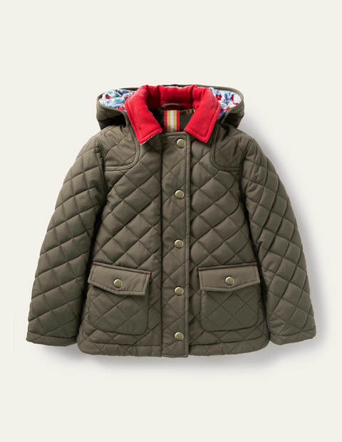 Quilted Jacket - Khaki Green
