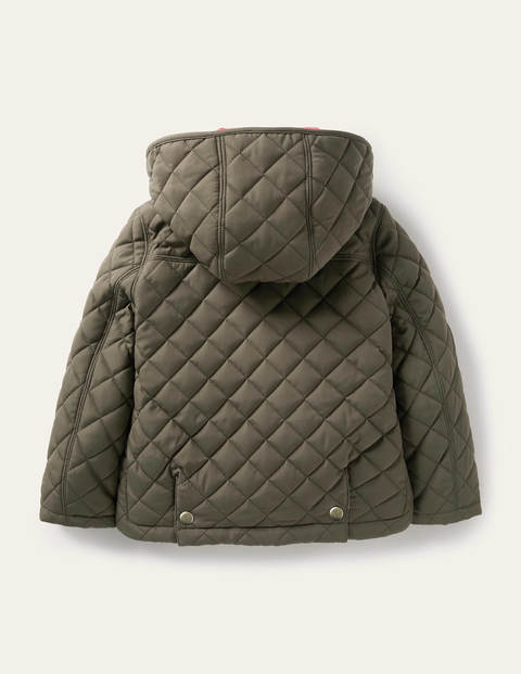 Quilted Jacket - Khaki Green Quilted Jacket - Khaki Green