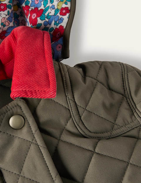 Quilted Jacket - Khaki Green Quilted Jacket - Khaki Green