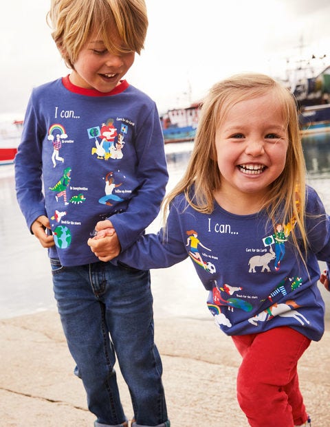 Fun Facts T-shirt - Starboard Blue When I Grow Up Fun Facts T-shirt - Starboard Blue When I Grow Up
