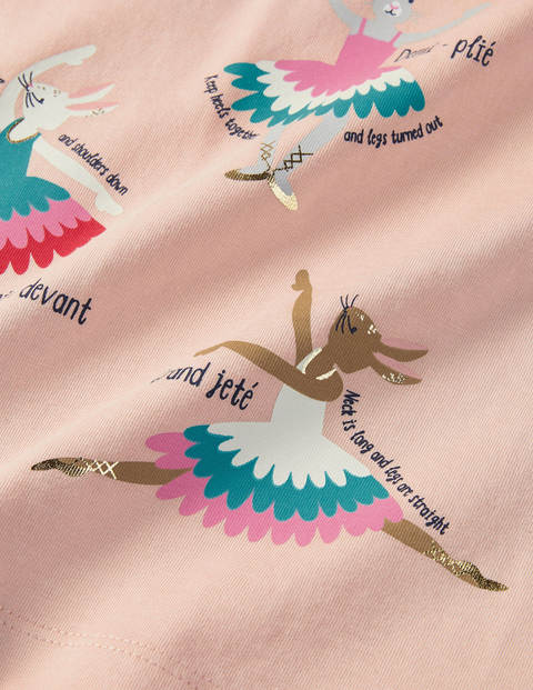 Fun Facts T-shirt - Provence Dusty Pink Ballerinas Fun Facts T-shirt - Provence Dusty Pink Ballerinas