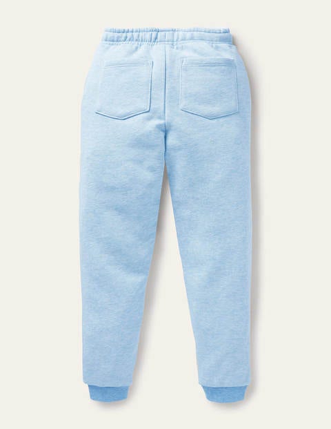 Cosy Appliqué Joggers - Light Blue Marl Rainbow Cosy Appliqué Joggers - Light Blue Marl Rainbow