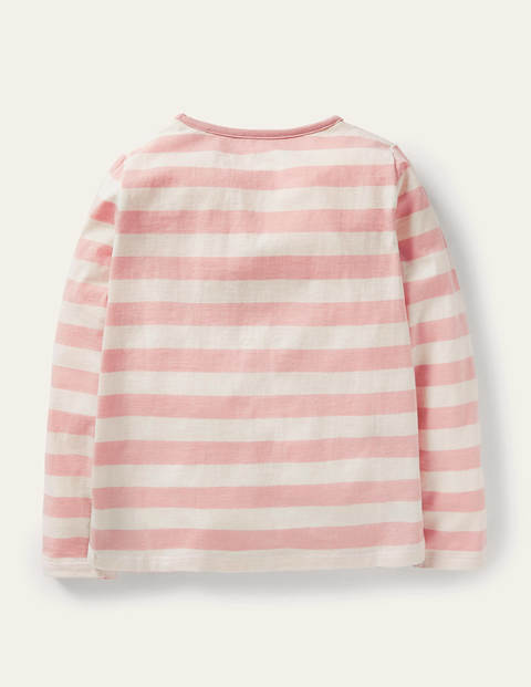 Lift-the-flap T-shirt - Ivory/ Boto Pink Horse Lift-the-flap T-shirt - Ivory/ Boto Pink Horse