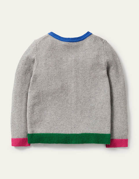 Fun Cardigan - Grey Marl Pencil Fun Cardigan - Grey Marl Pencil