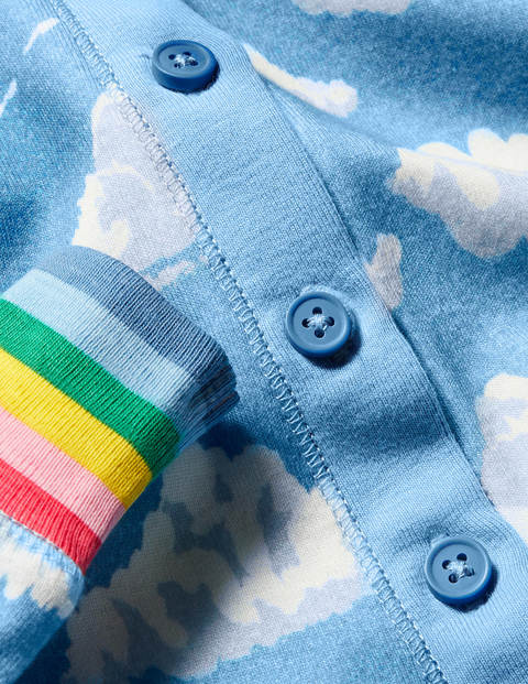Snug All-in-one Pajamas - Surfboard Blue Clouds Snug All-in-one Pajamas - Surfboard Blue Clouds