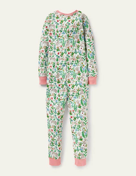 Snug All-in-one Pajamas - Multi Bunny Field Snug All-in-one Pajamas - Multi Bunny Field