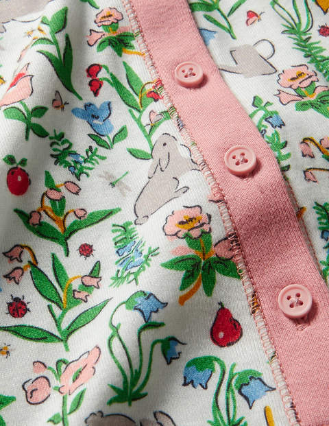 Snug All-in-one Pajamas - Multi Bunny Field Snug All-in-one Pajamas - Multi Bunny Field