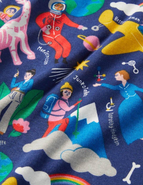 Snug Long John Pyjamas - Starboard Blue When I Grow Up Snug Long John Pyjamas - Starboard Blue When I Grow Up