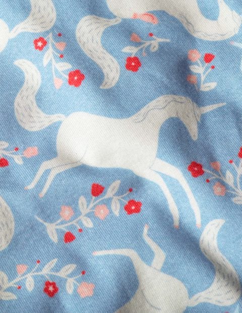 Twin Pack Snug Pajamas - Frosted Blue Unicorn/Red Twin Pack Snug Pajamas - Frosted Blue Unicorn/Red