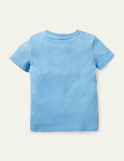 T-shirt avec paysage tropical - Baleine bleu surf T-shirt avec paysage tropical - Baleine bleu surf
