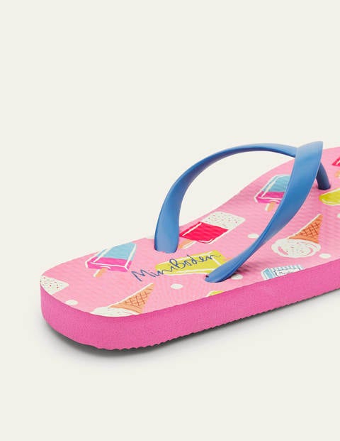 Fun Printed Flip Flops - Multi Ice Creams Fun Printed Flip Flops - Multi Ice Creams