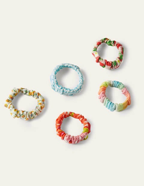 Scrunchies 5 Pack - Multi Summer Scrunchies 5 Pack - Multi Summer