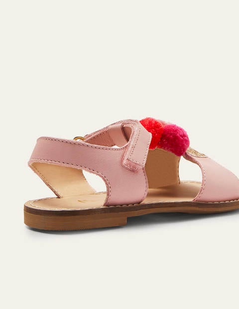 Novelty Leather Sandals - Pink Lemonade Ice Cream Novelty Leather Sandals - Pink Lemonade Ice Cream