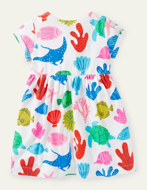 Fun Jersey Dress - Multi Giant Fish Friends Fun Jersey Dress - Multi Giant Fish Friends